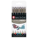 Set di 6 pennarelli Pigma Micron 05 Sakura – Colori base