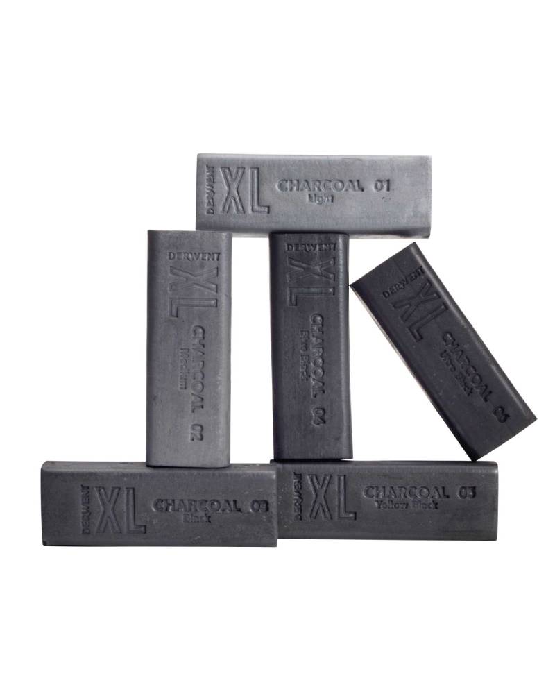 Set Charcoal XL Blocks acquerellabili – Carboncini grandi Derwent - 8