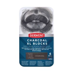 foto di Set Charcoal XL Blocks acquerellabili - Carboncini grandi Derwent