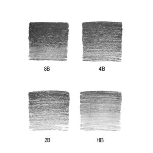 Matite in Grafite Winsor & Newton – 4 Matite + Gomma - 3