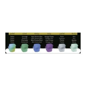 Set Acquarelli Perlescenti Freddi – Finetec - 2