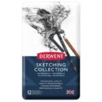 Derwent Set Sketching – Set da 12 matite da disegno professionali
