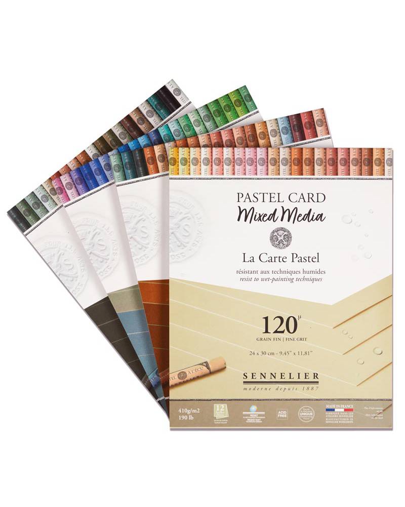 foto di Sennelier Carta per Pastelli – Blocchi Pastel Cards Mixed Media 410 g/m²