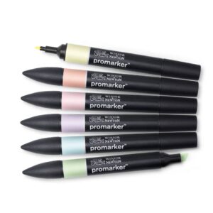 Set 6 Pennarelli Promarker Winsor & Newton Tonalità Pastello - 2