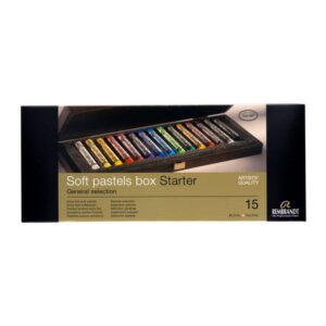 Talens Pastelli Morbidi Rembrandt – Set 15 pz in Scatola di Legno di Faggio Verniciato - 1