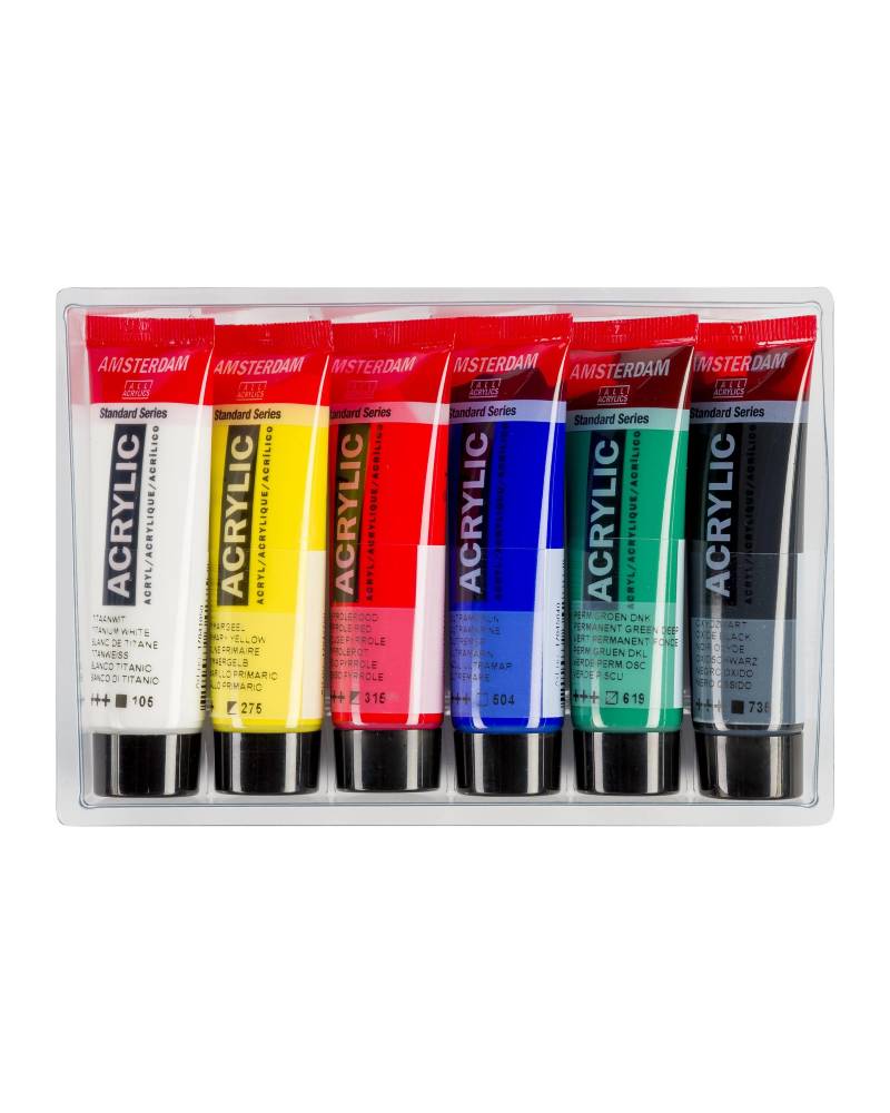 Acrilico Amsterdam Set Ritratti – 6 x 20 ml – AMSTERDAM - 3