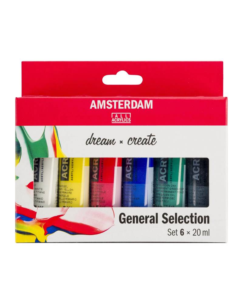 Acrilico Amsterdam Set Ritratti – 6 x 20 ml – AMSTERDAM - 1