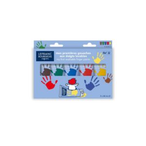Tempere per Bambini My First Washable Finger Paints – Set Classico (5x80ml) - 1