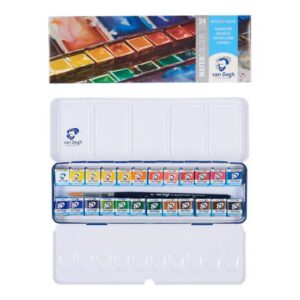 Confezione Acquerelli Van Gogh – Metal Set 24 Mezzi Godet - 1