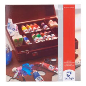 Foto_Di_Valigetta_Legno_Acrilici_14×40ml_e_Accessori_Talens_A